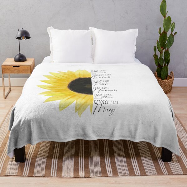 Item preview, Women of the Bible watercolor sunflower designed and sold by 2ModernHippies.