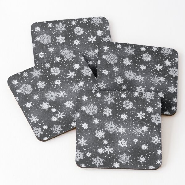 Item preview, Noir snowflakes designed and sold by Artystico  ⭐⭐⭐⭐⭐.