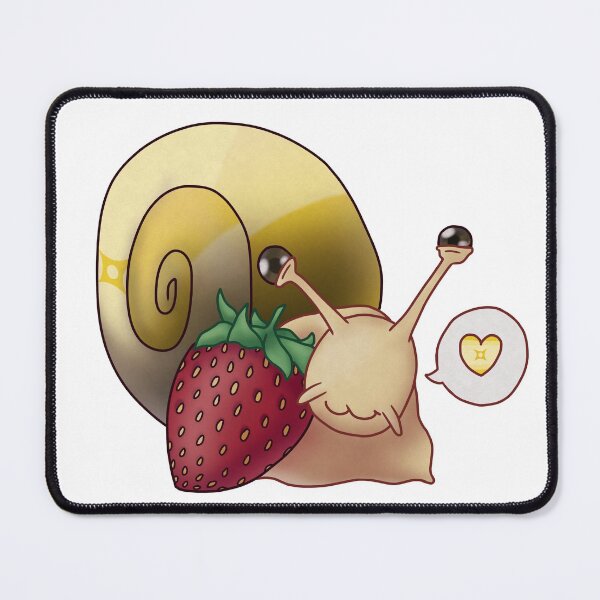 Item preview, Ninsexual Ninromantic Strawberry Pride Snail designed and sold by PrideSnails.