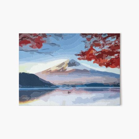 Item preview, Cherry Blossoms over Mt Fuji Digital Painting designed and sold by Positive Lad.