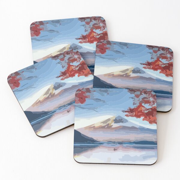 Item preview, Cherry Blossoms over Mt Fuji Digital Painting designed and sold by Positive Lad.