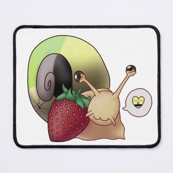 Item preview, Novarian Solstellarian Nonbinary Strawberry Pride Snail designed and sold by PrideSnails.