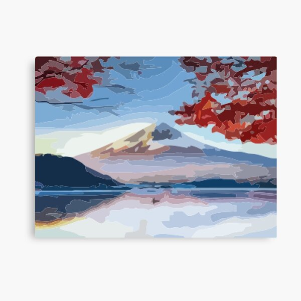 Item preview, Cherry Blossoms over Mt Fuji Digital Painting designed and sold by Positive Lad.