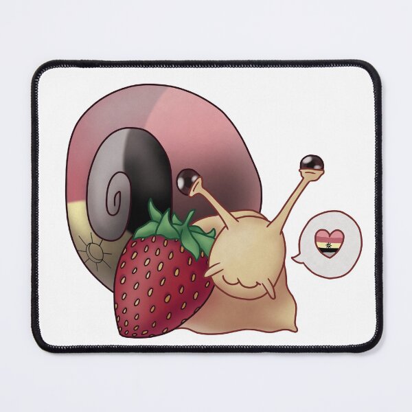 Item preview, Eclipsian Sollunarian Nonbinary Strawberry Pride Snail designed and sold by PrideSnails.