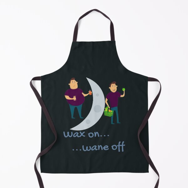 Item preview, Wax On, Wane Off Moon Dieting Man designed and sold by AstroWitster.