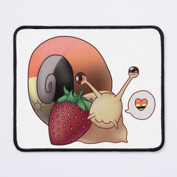 Item preview, Solarian Nonbinary Strawberry Pride Snail designed and sold by PrideSnails.