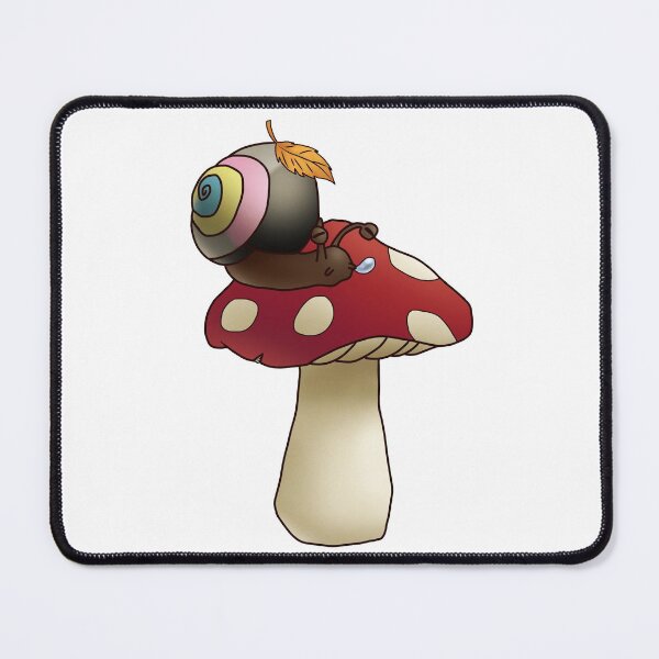 Item preview, Polygender Autumn Mushroom Pride Snail designed and sold by PrideSnails.