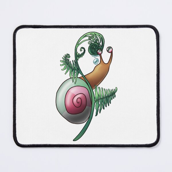 Item preview, Abrosexual Abroromantic Fern Pride Snail designed and sold by PrideSnails.