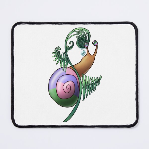 Item preview, Trigender Fern Pride Snail designed and sold by PrideSnails.