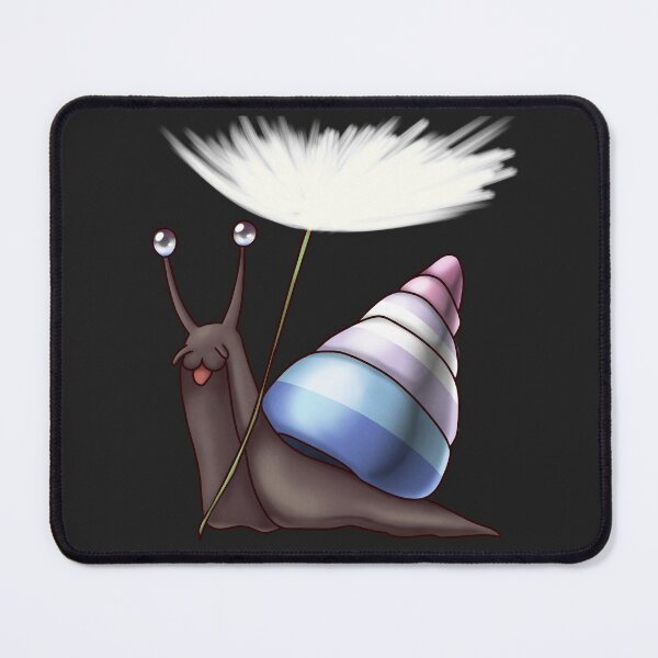 Item preview, Bigender Pride Snail with Dandelion Seed designed and sold by PrideSnails.