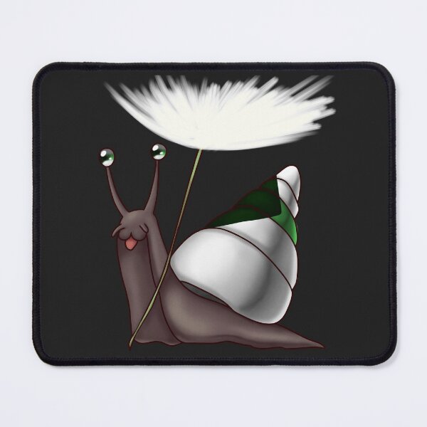 Item preview, Demiromantic Pride Snail with Dandelion Seed designed and sold by PrideSnails.