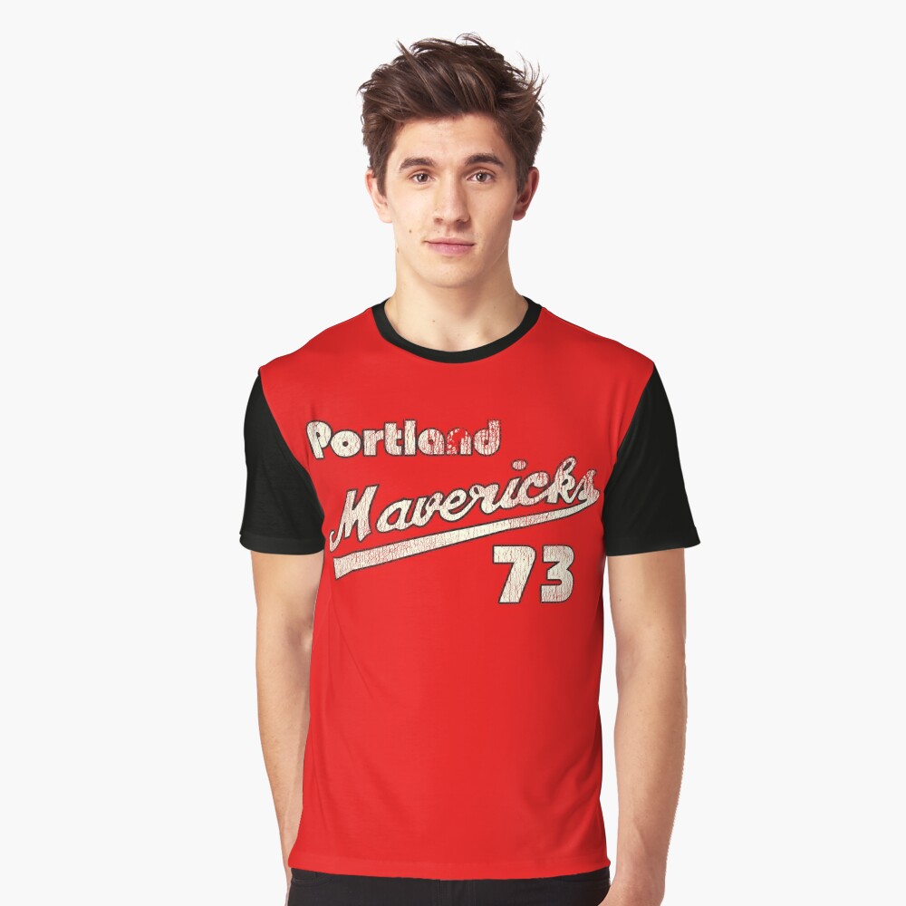 darklordpug Portland Mavericks Retro Defunct Baseball Jersey T-Shirt