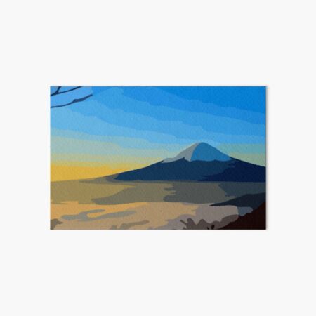Item preview, Sunrise Over Mt Fuji Digital Painting designed and sold by Positive Lad.