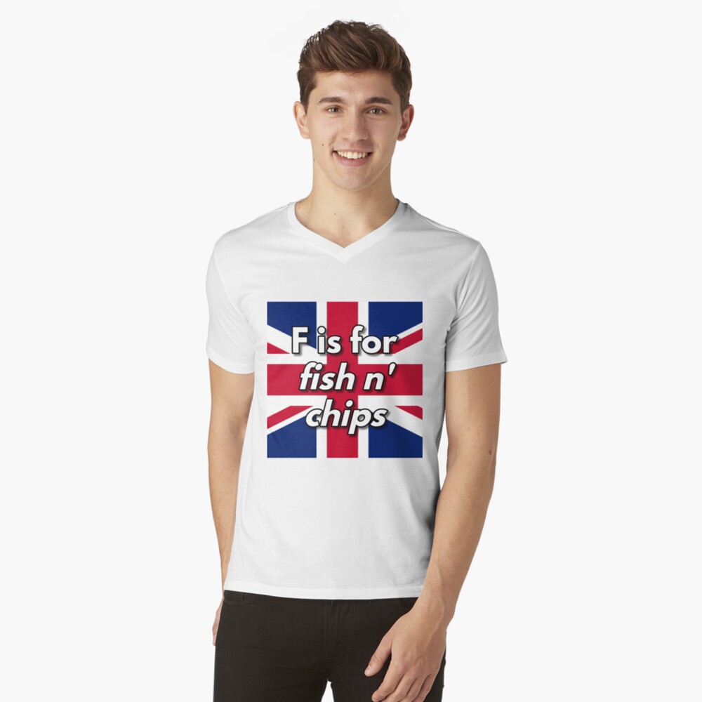 Item preview, V-Neck T-Shirt designed and sold by British-Culture.