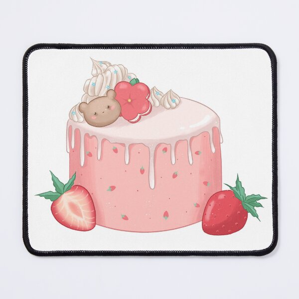 Item preview, Strawberry cake macaroon dessert designed and sold by SarahGamal.