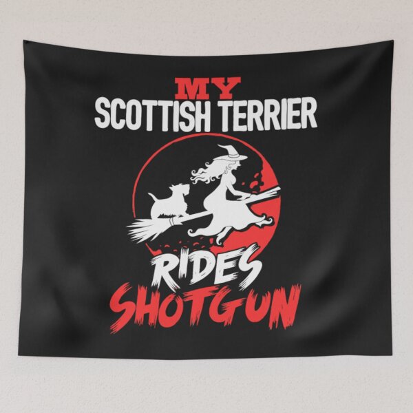 Item preview, Scottish Terrier Dog Rides Shotgun designed and sold by StarcyWol.