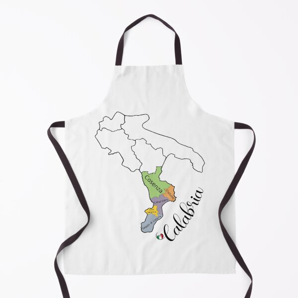 Item preview, Calabria Region Map - Provinces of Calabria Map designed and sold by molamode.