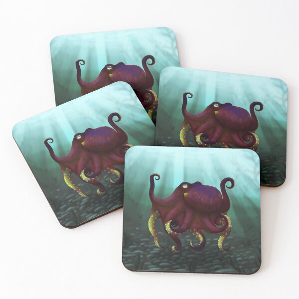 Item preview, Coconut Octopus designed and sold by JeMiChi Art.