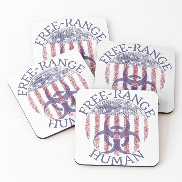 Item preview, Free-range human, American flag design designed and sold by Auntieck.