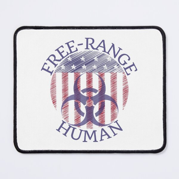 Item preview, Free-range human, American flag design designed and sold by Auntieck.