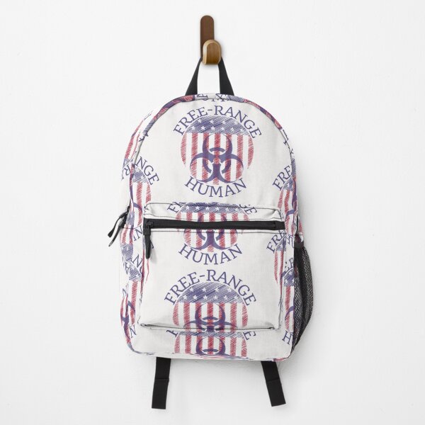 Item preview, Free-range human, American flag design designed and sold by Auntieck.