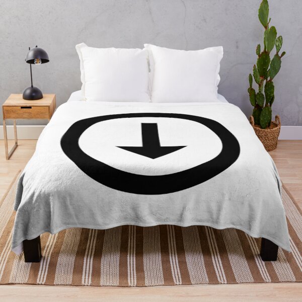 Item preview, MDI Arrow-Down-Thin-Circle-Outline designed and sold by GnarlyFurtardo.