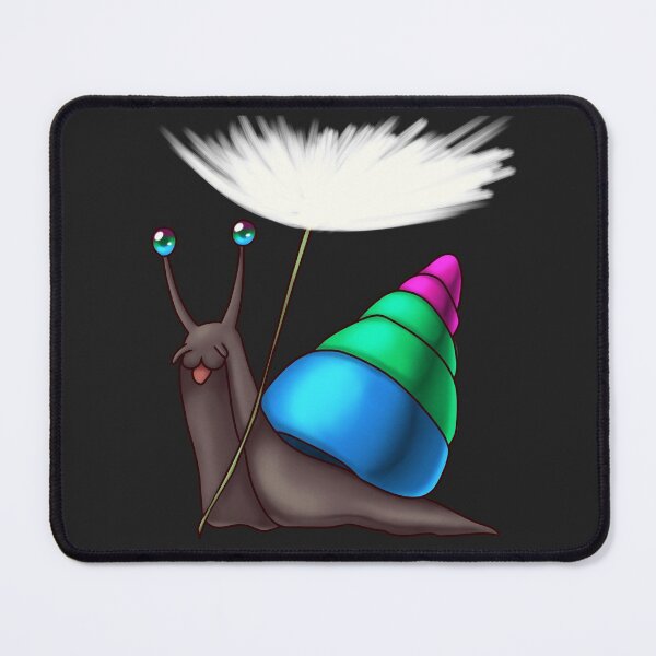 Item preview, Polysexual/Polyromantic Ply Pride Snail with Dandelion Seed designed and sold by PrideSnails.