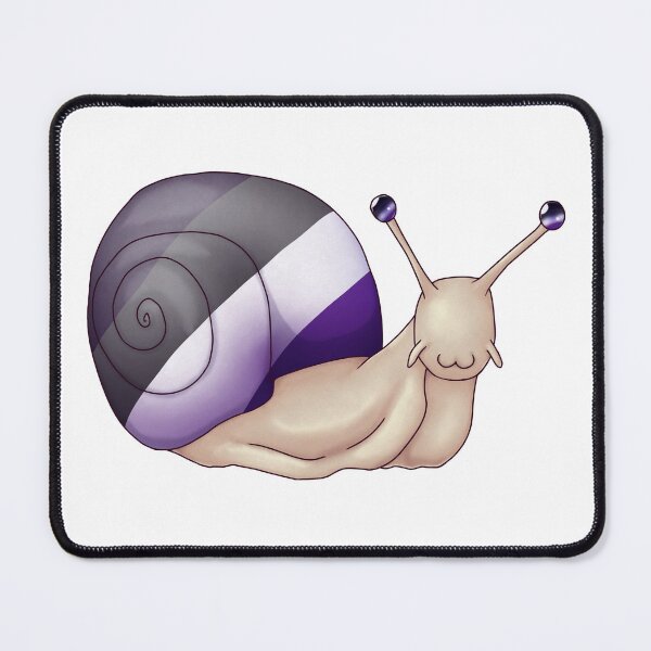 Item preview, Asexual Pride Snail designed and sold by PrideSnails.
