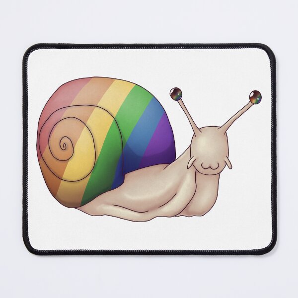 Item preview, LGBTQ+ Rainbow Flag Pride Snail designed and sold by PrideSnails.