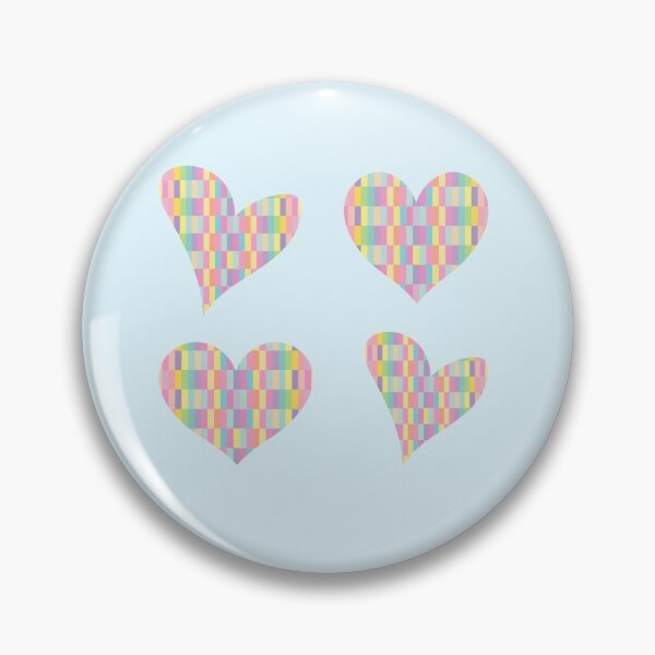 Item preview, Four hearts with pastel pattern for Valentine's Day designed and sold by greatnorris.