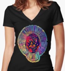 Awaken, My Love! Women's Fitted V-Neck T-Shirt