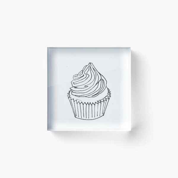 Item preview, Cupcake 2 Colouring Page designed and sold by RebeccaOsborne.