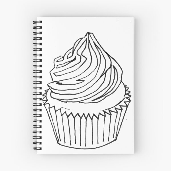 Item preview, Cupcake 2 Colouring Page designed and sold by RebeccaOsborne.