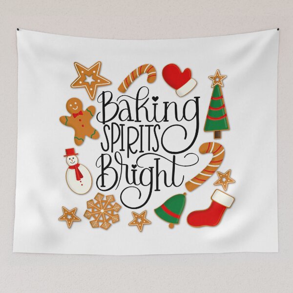 Item preview, Baking Spirits Bright Gingerbread Christmas Cookies designed and sold by Gsallicat.