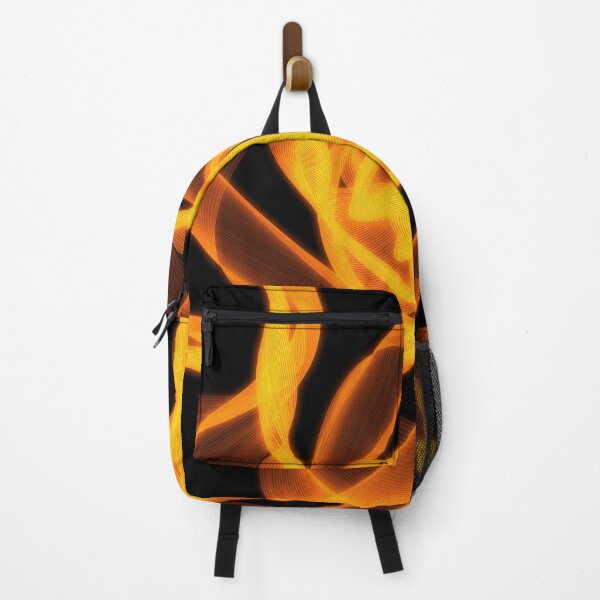 Item preview, Flowing energy orange star abstract art designed and sold by Ariel Guevara.