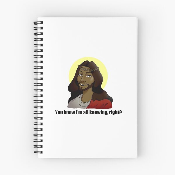 Item preview, Black Anime Jesus knows all. designed and sold by BoneheadRacoon.