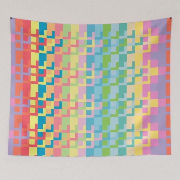 Artikelvorschau, Pastellmuster mit Quadraten und Winkeln entworfen und verkauft von greatnorris.