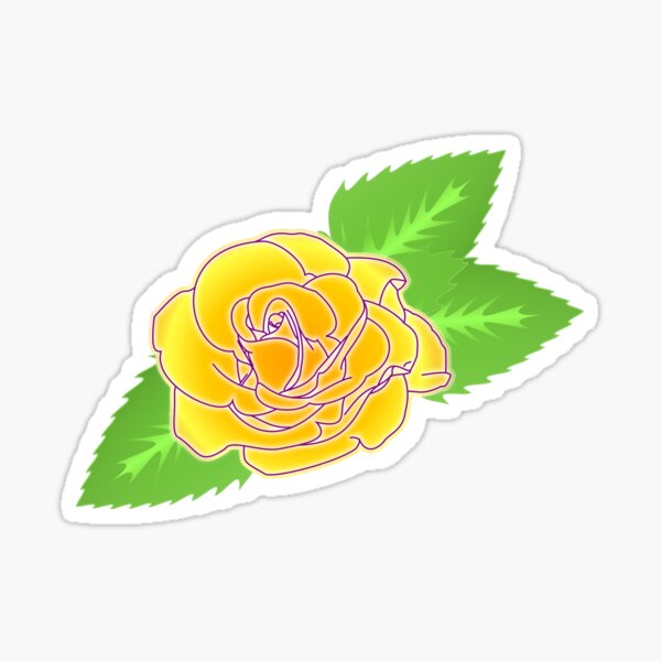 Suffragette Rose Sticker