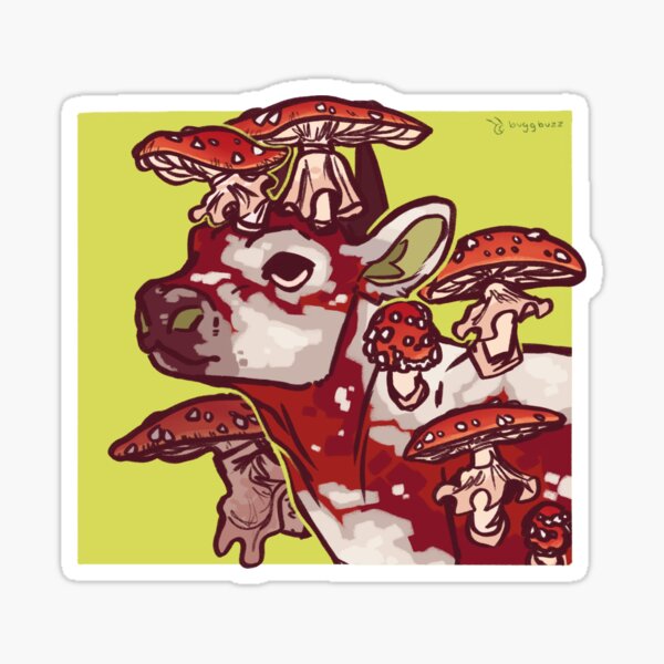 Mooshroom (Red) Sticker