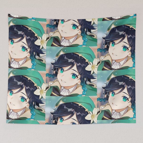 Item preview, Barbatos Venti Genshin Impact windbloom event picture designed and sold by Cartoon-Crazy.