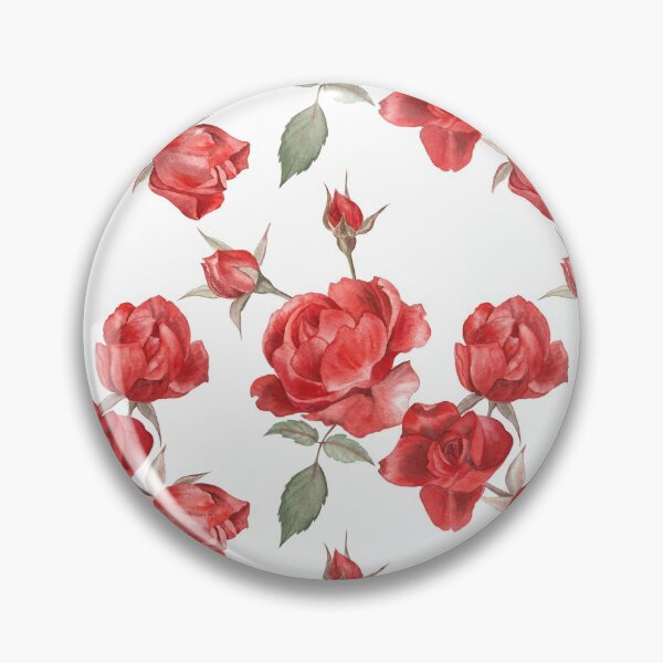 Item preview, Red roses (on white) designed and sold by Flowersforbear.