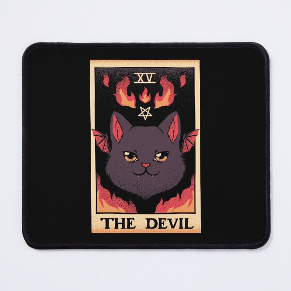 Item preview, The Devil Cat Tarot Card designed and sold by Tobe Fonseca®.