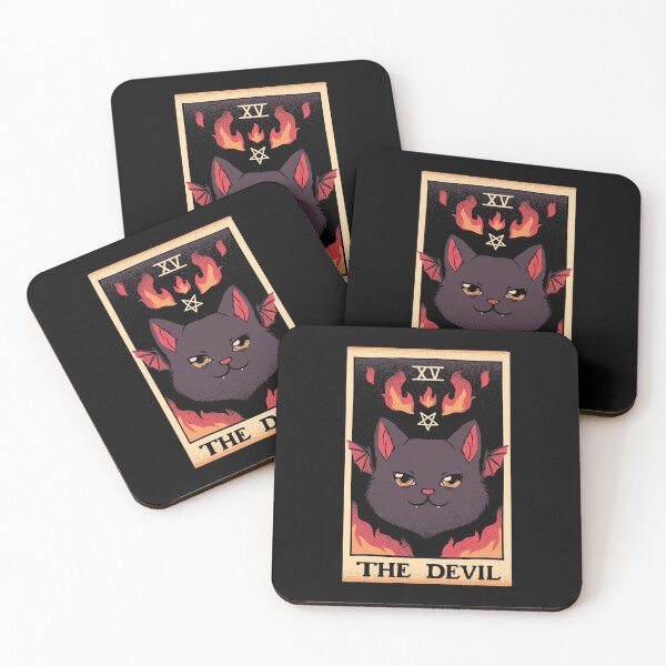 Item preview, The Devil Cat Tarot Card designed and sold by Tobe Fonseca®.