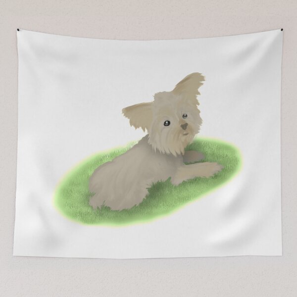 Item preview, Yorkie designed and sold by FickleandFancy.