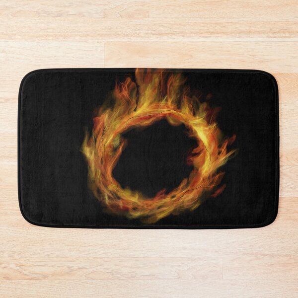 Item preview, Circle Of Fire, Flames, Fire, Yellow Flames, A Ring of Flames designed and sold by Ruby Jackson.