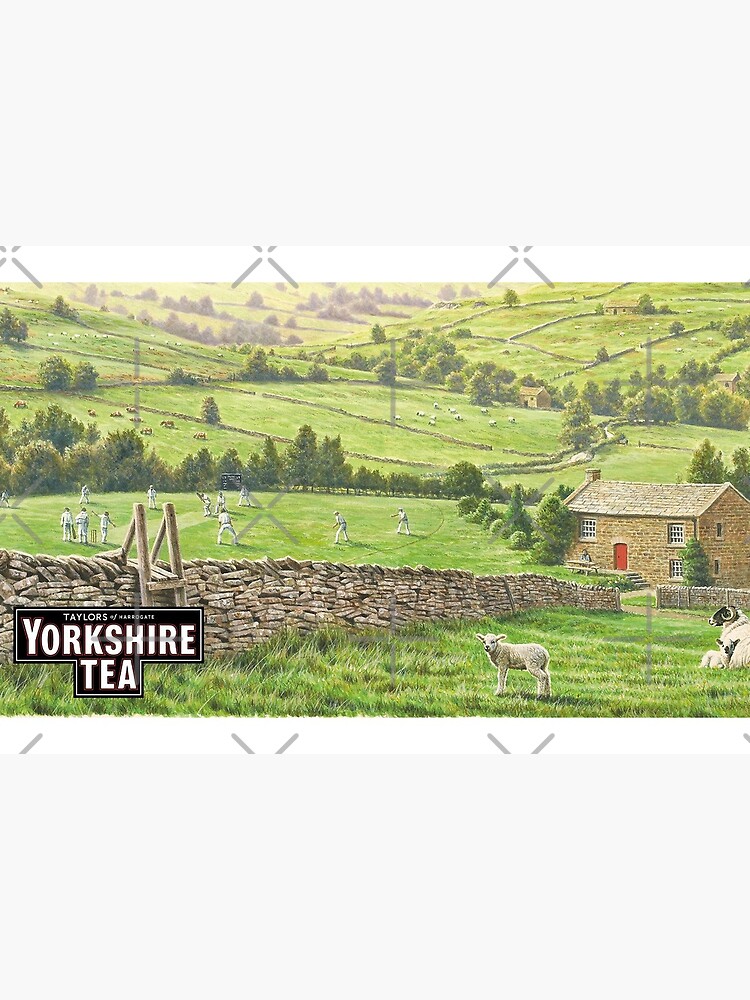 Yorkshire Tea landscape with logo Art Board Print for Sale by