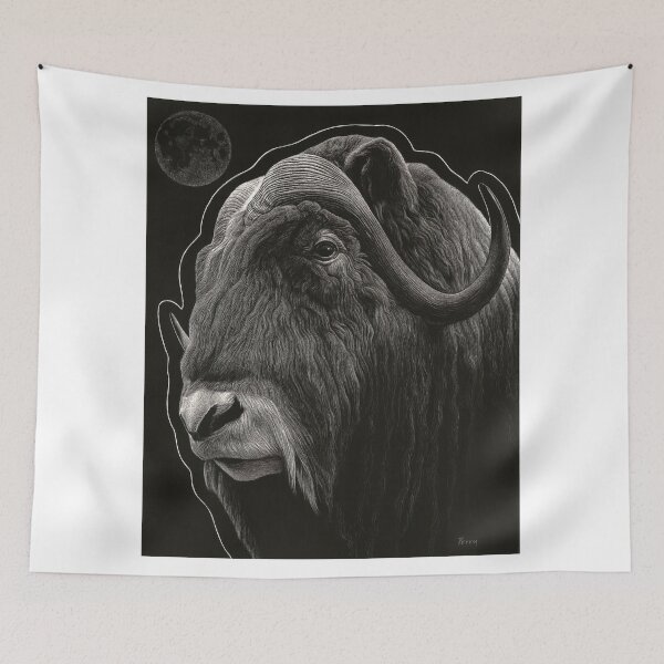 Item preview, Musk Ox and Moon designed and sold by Nathan Perry.