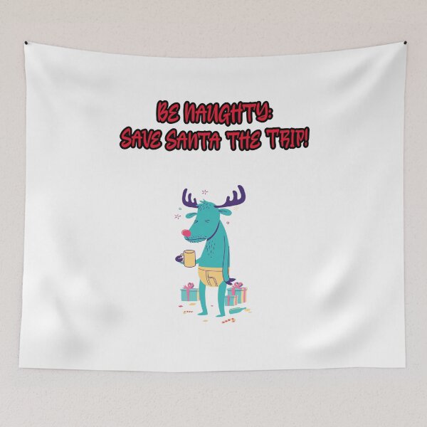 Item preview, Be naughty: save Santa the trip designed and sold by Mechanical-Artt.