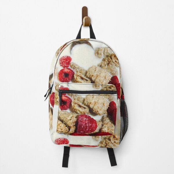 Item preview, Fresh Raspberries on Top of Wheat Squares Cereal designed and sold by Happykale.