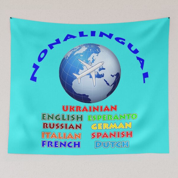 Artikelvorschau, Nichtsprachig Englisch Spanisch Französisch Niederländisch Italienisch Deutsch Russisch Esperanto Ukrainisch entworfen und verkauft von janraydesigns.
